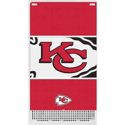 NFL Kansas City Chiefs Zone Block Xbox Series S Console Skin